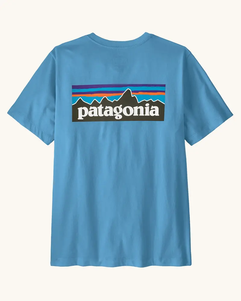 Patagonia Men's P-6 Logo T-Shirt - Shore Blue 1