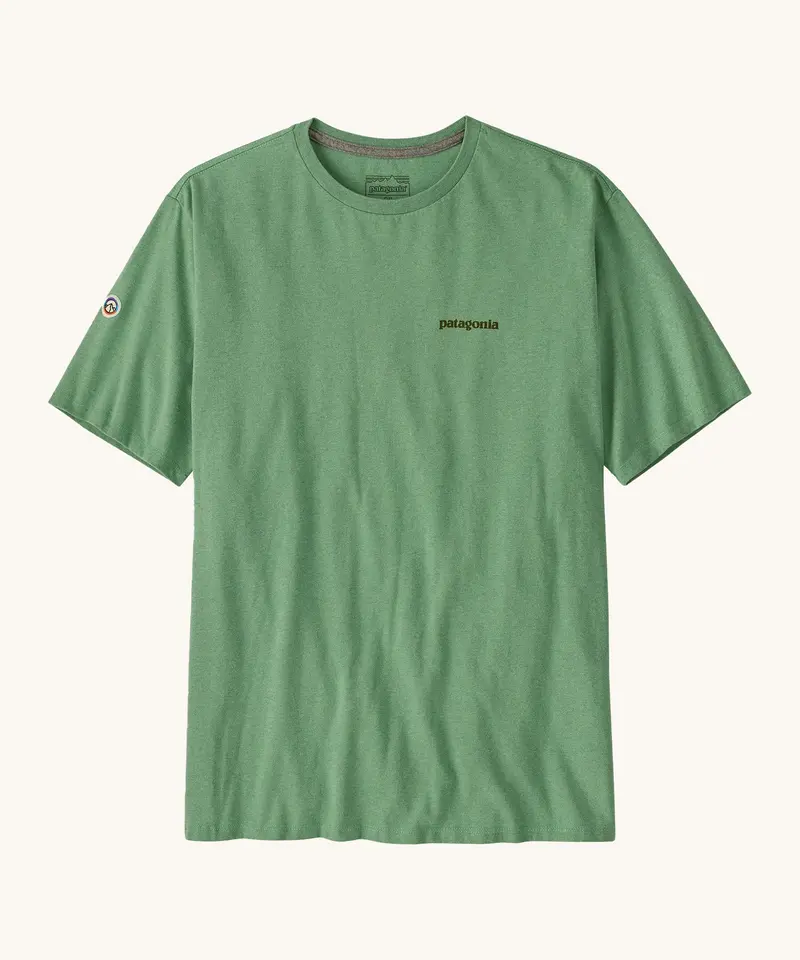 Patagonia Men's Responsibili-Tee - Fitz Roy Icon / Ellwood Green 1