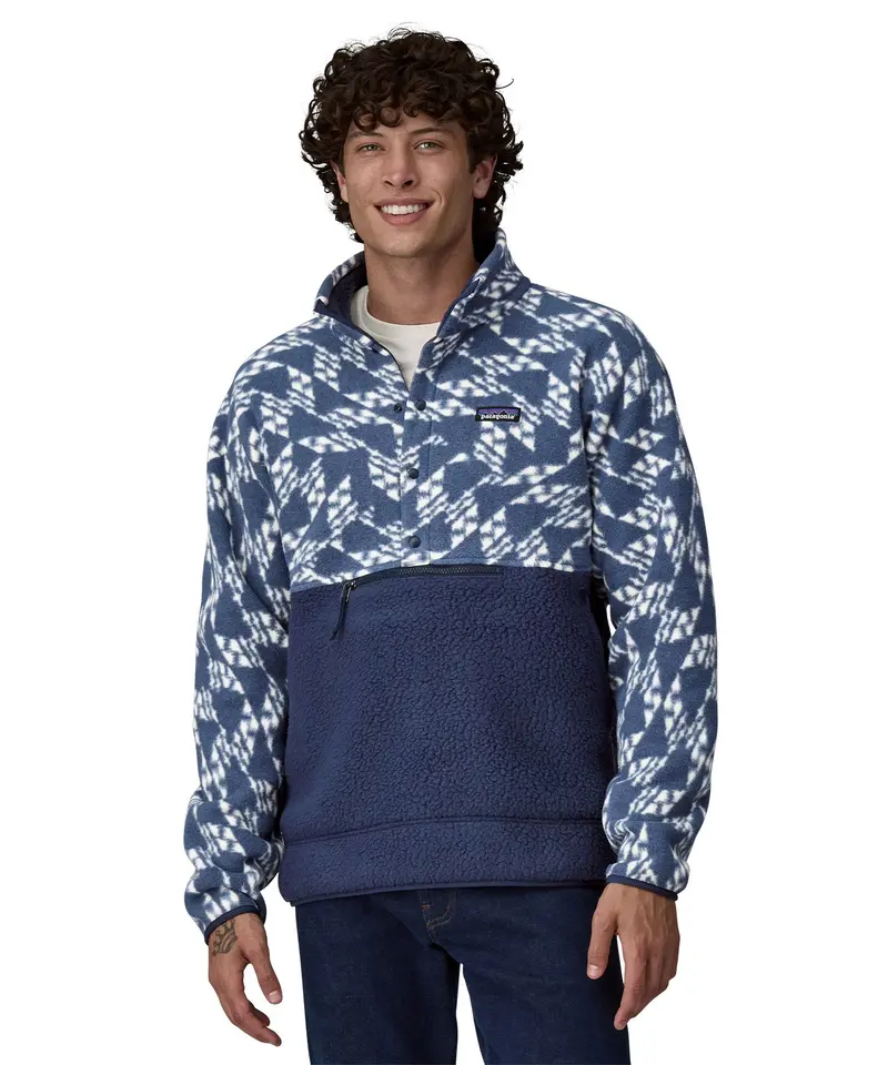 Patagonia Men's Retro Pile 1/2 Snap Fleece - Old Growth Green 2
