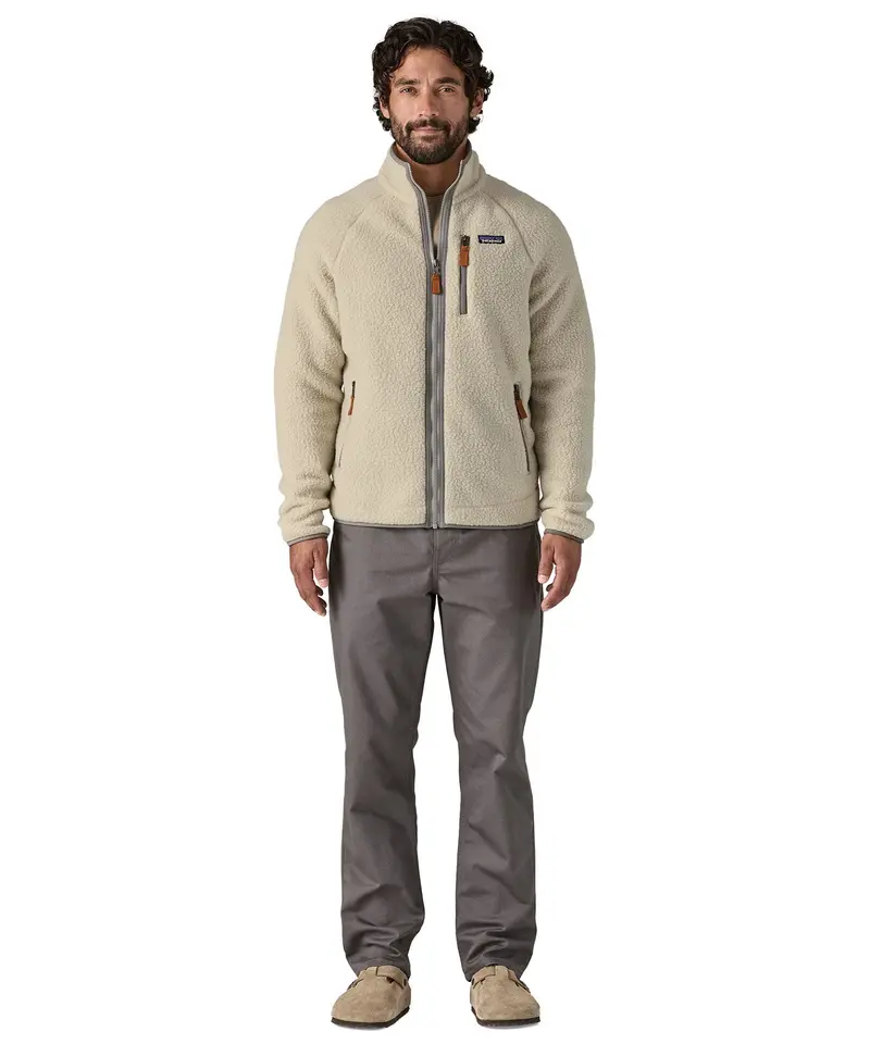 Patagonia Men's Retro Pile Fleece Jacket - Black / Forge Grey 6