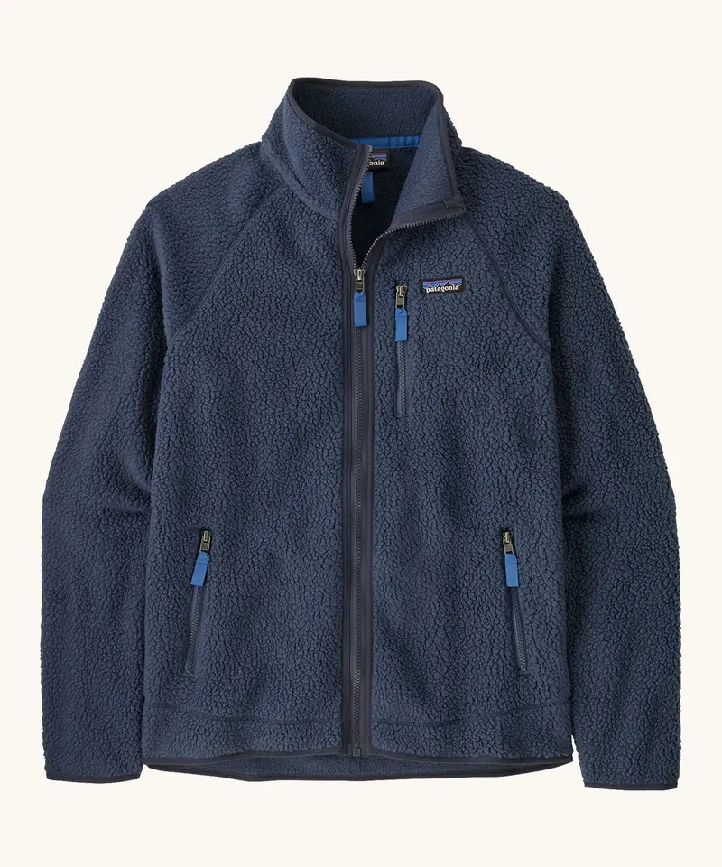 Patagonia Men's Retro Pile Fleece Jacket - New Navy / Sunken Blue 1