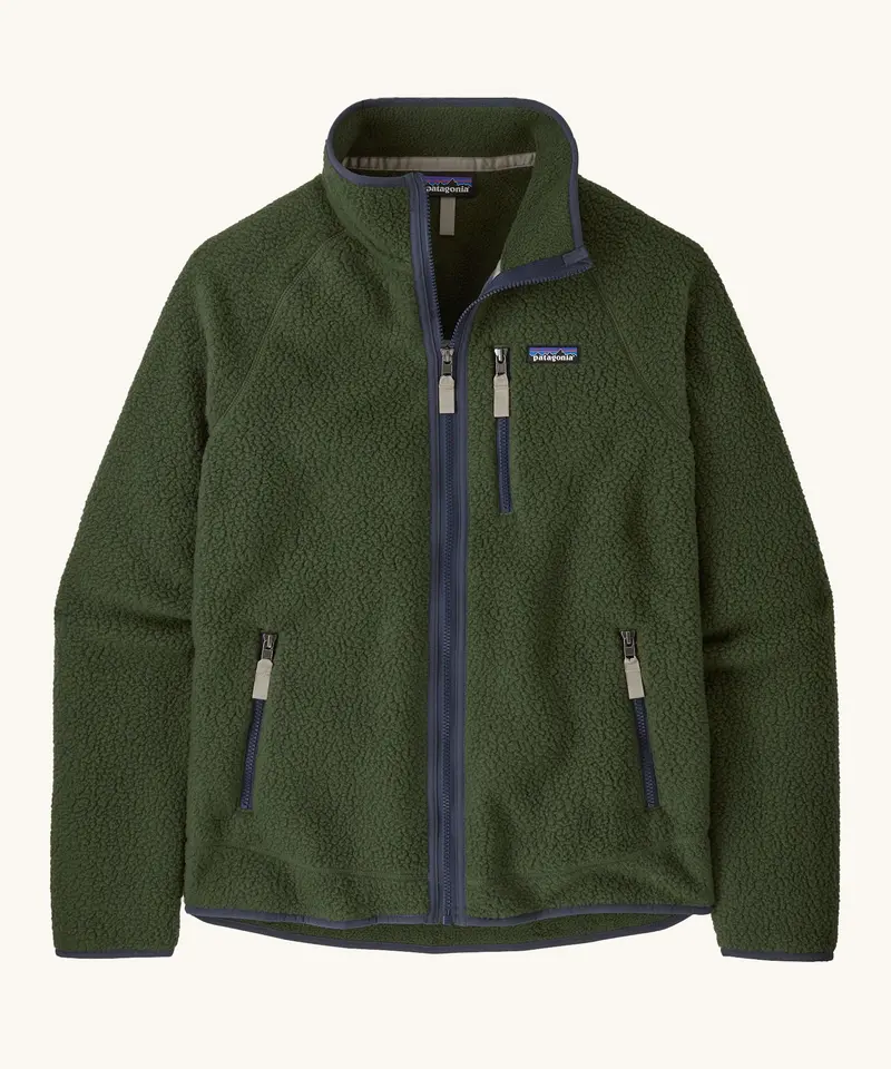 Patagonia Men's Retro Pile Fleece Jacket - Torrey Pine Green 1