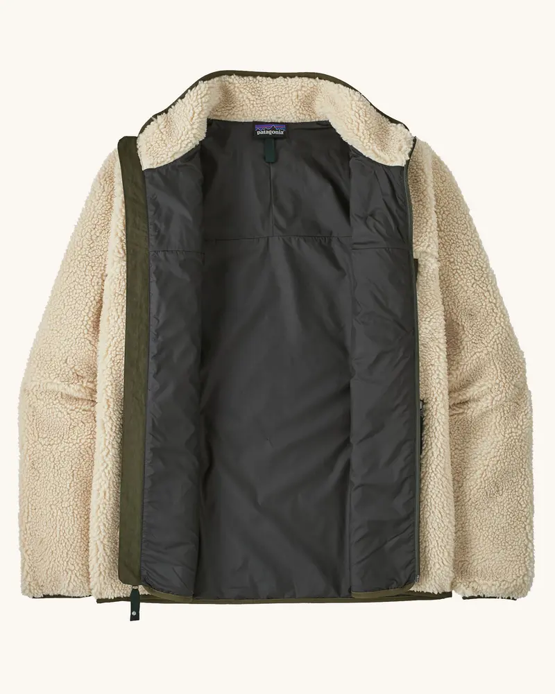 Patagonia Men's Retro-X Jacket - Dark Natural / Basin Green 3