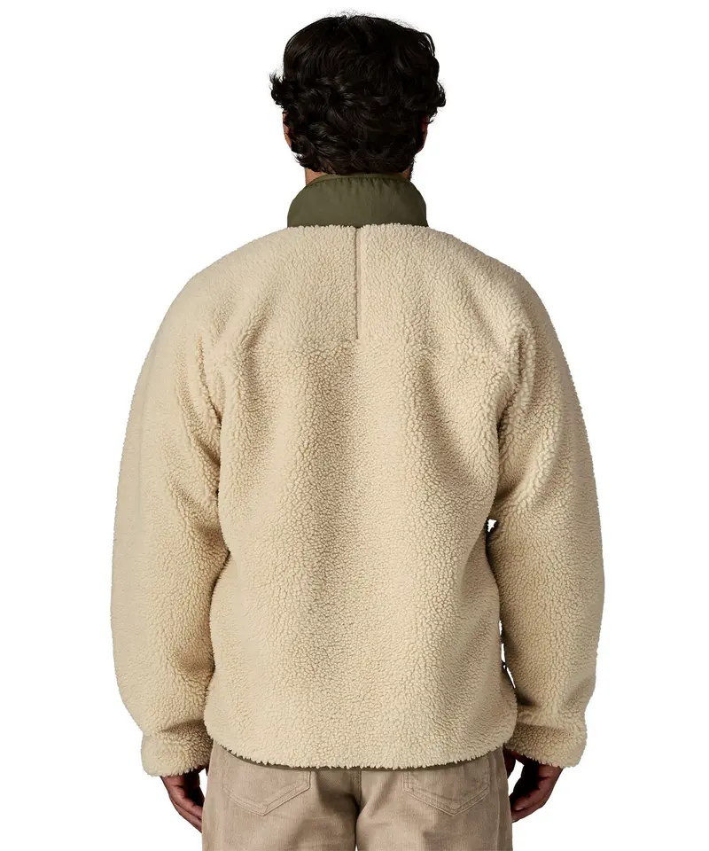 Patagonia Men's Retro-X Jacket - Dark Natural / Basin Green 5