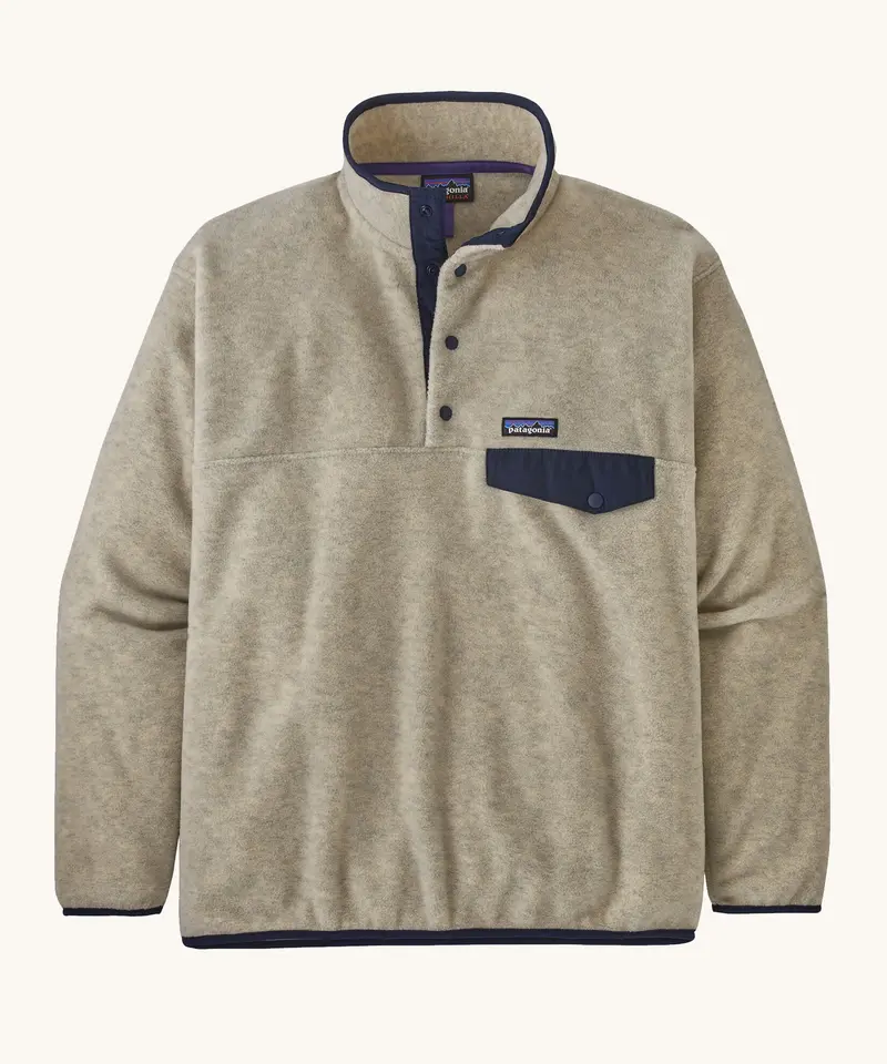 Patagonia Men's Synchilla Snap-T Fleece - Oatmeal Heather 1