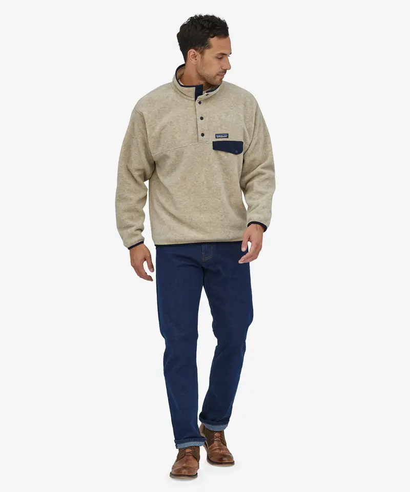 Patagonia Men's Synchilla Snap-T Fleece - Oatmeal Heather 4