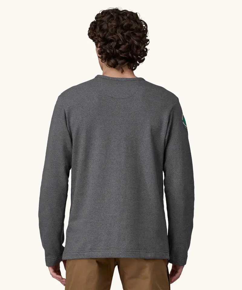 Patagonia Men's Wildrise Crewneck Sweatshirt - Unity Fitz / Clement Blue 3