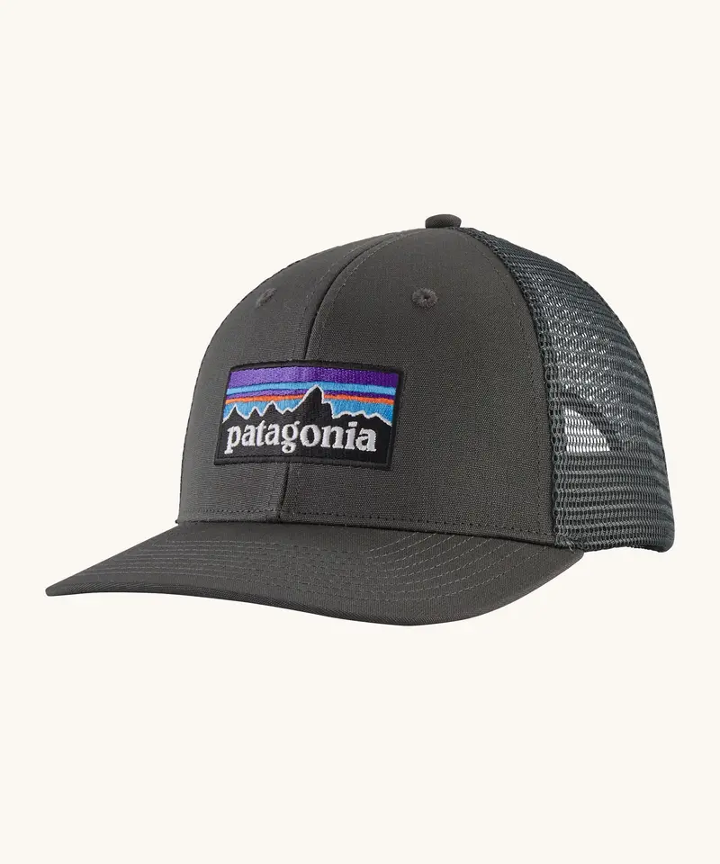 Patagonia P-6 Logo Trucker Hat - Forge Grey 1