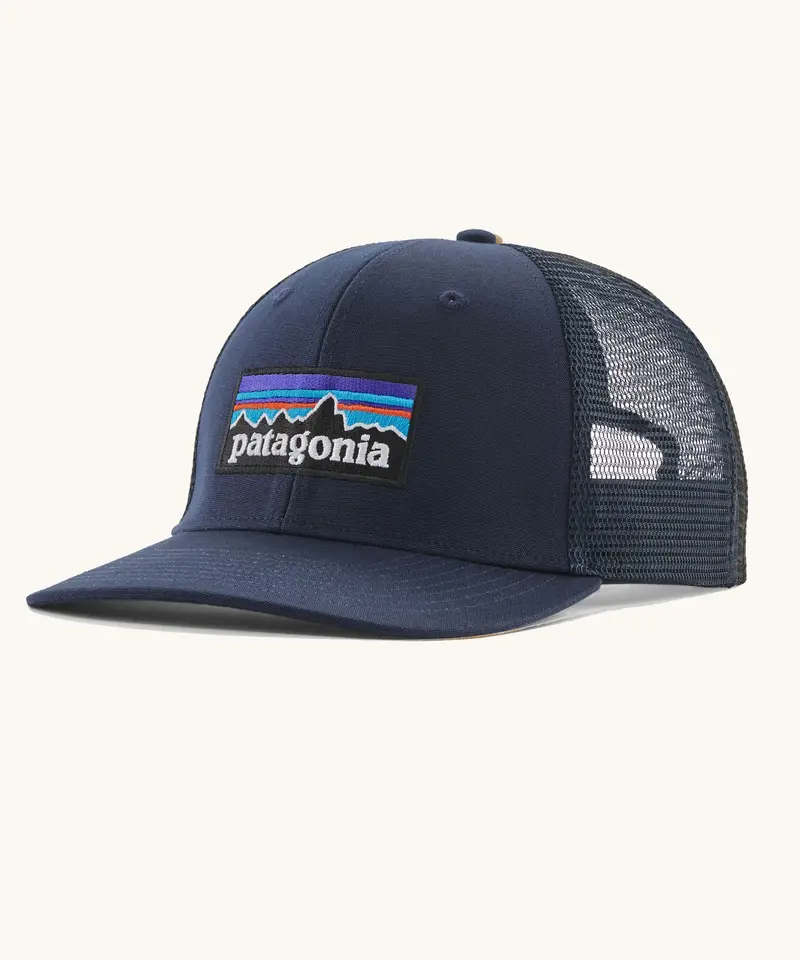 Patagonia P-6 Logo Trucker Hat - New Navy 1
