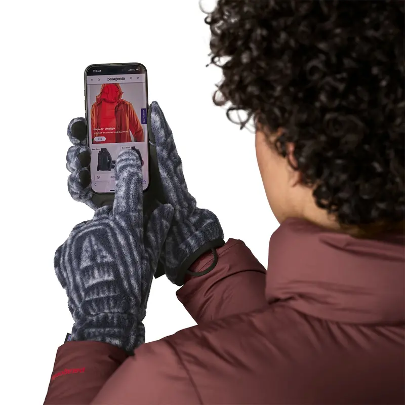 Patagonia Synchilla® Fleece Gloves - Sunken Blue 3