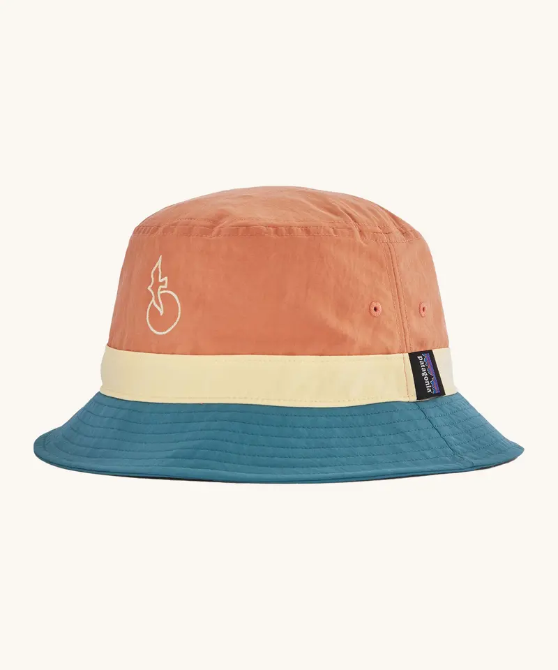 Patagonia Wavefarer Bucket Hat - Swelldrifter / Rock Melon 1