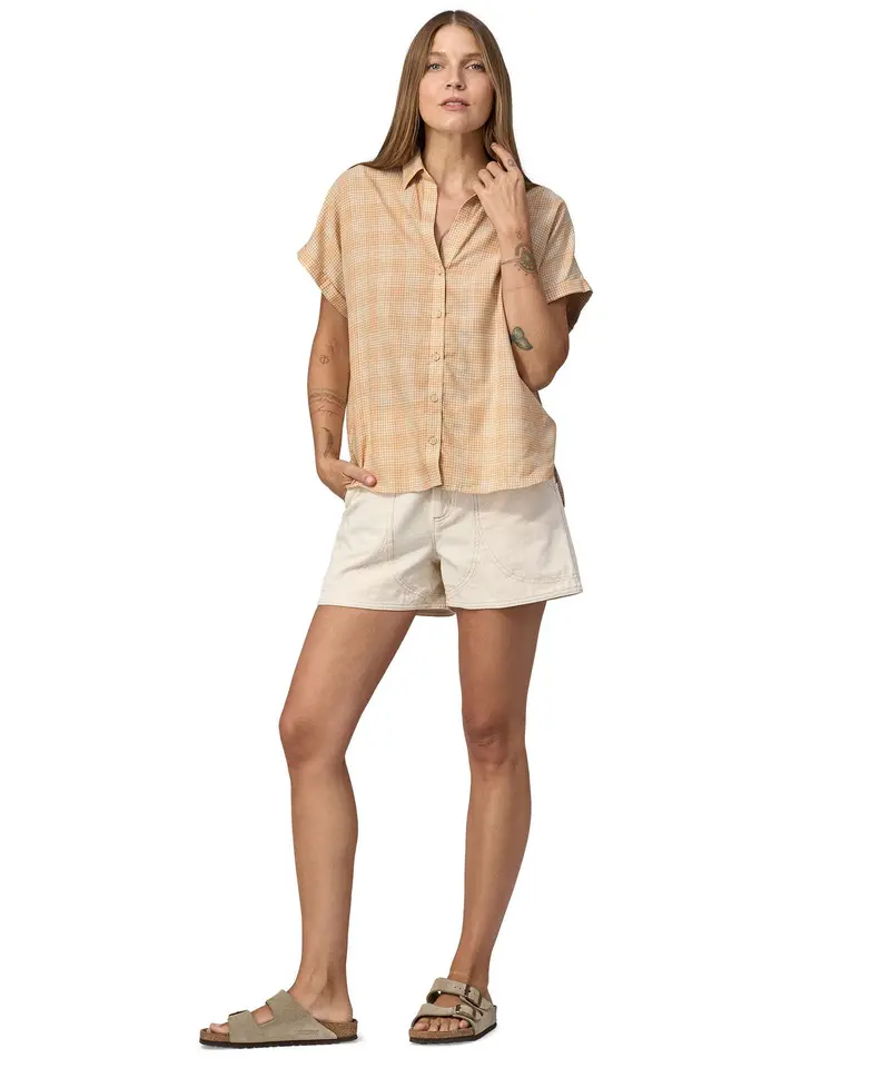 Patagonia Women's A/C Shirt - Beeswax Tan 2