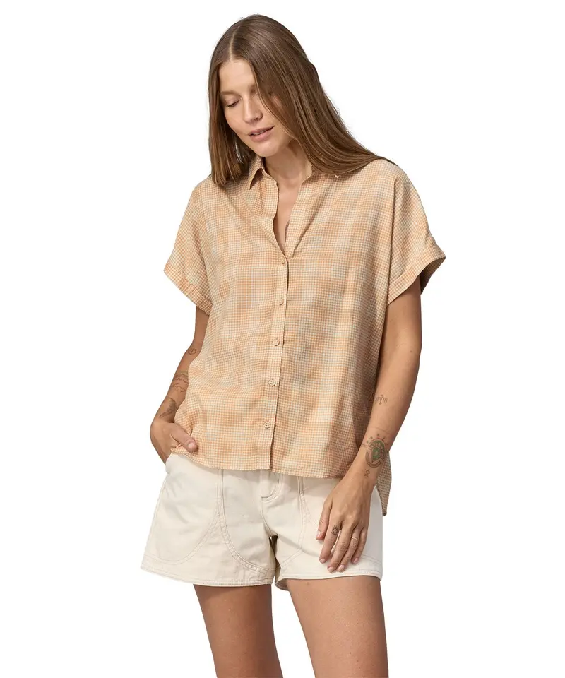 Patagonia Women's A/C Shirt - Beeswax Tan 4