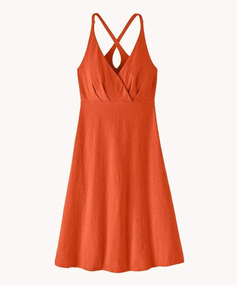 Patagonia Women's Amber Dawn Dress - Coal Orange 1