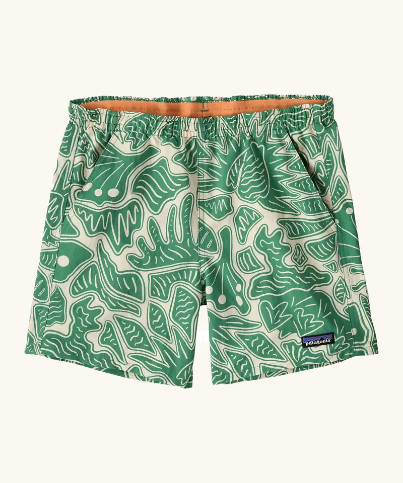 Patagonia Women's Baggies™ Shorts - Bees And Flowers / Heartleaf Green 1