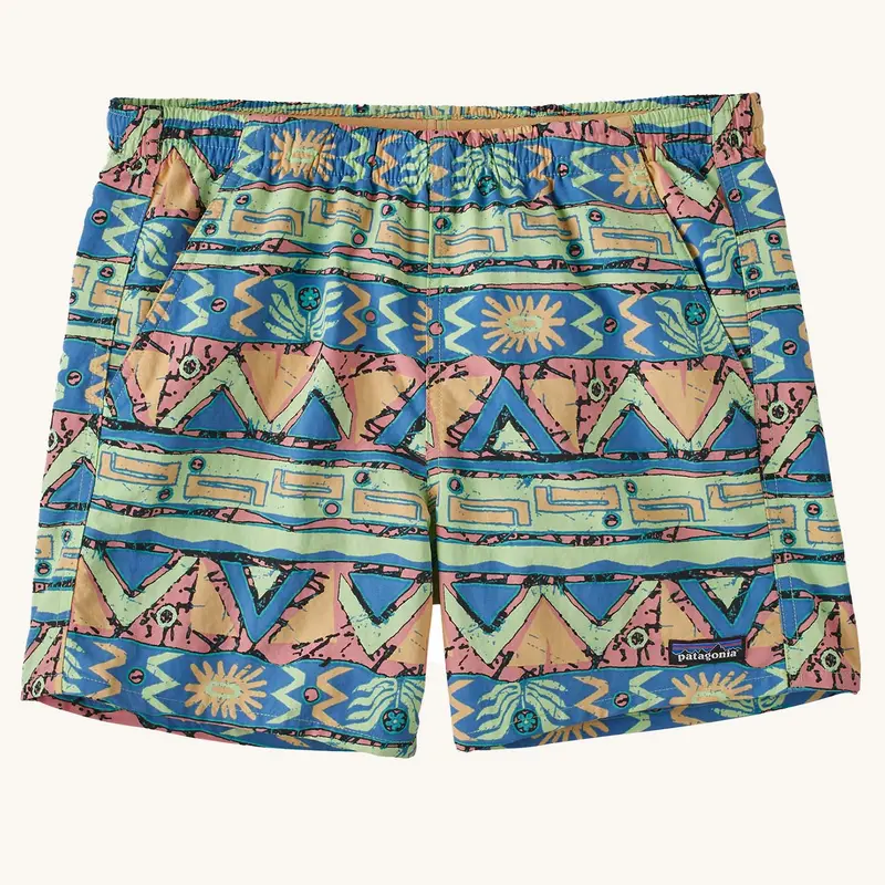 Patagonia Women's Baggies™ Shorts - High Hopes Geo / Salamander Green 1