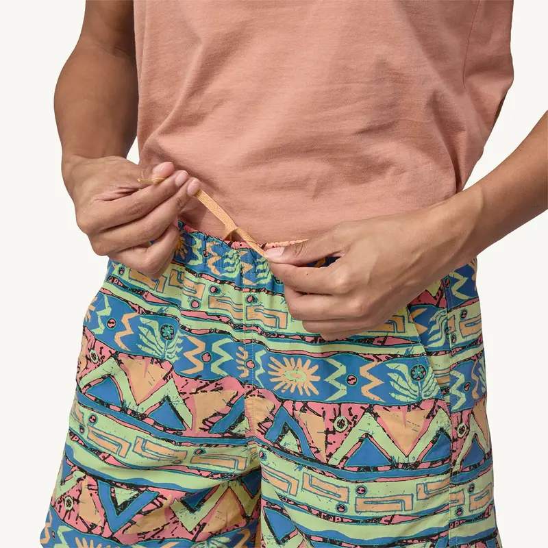 Patagonia Women's Baggies™ Shorts - High Hopes Geo / Salamander Green 2