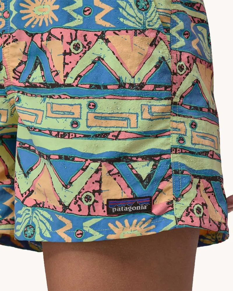 Patagonia Women's Baggies™ Shorts - High Hopes Geo / Salamander Green 3