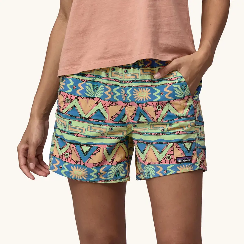 Patagonia Women's Baggies™ Shorts - High Hopes Geo / Salamander Green 5
