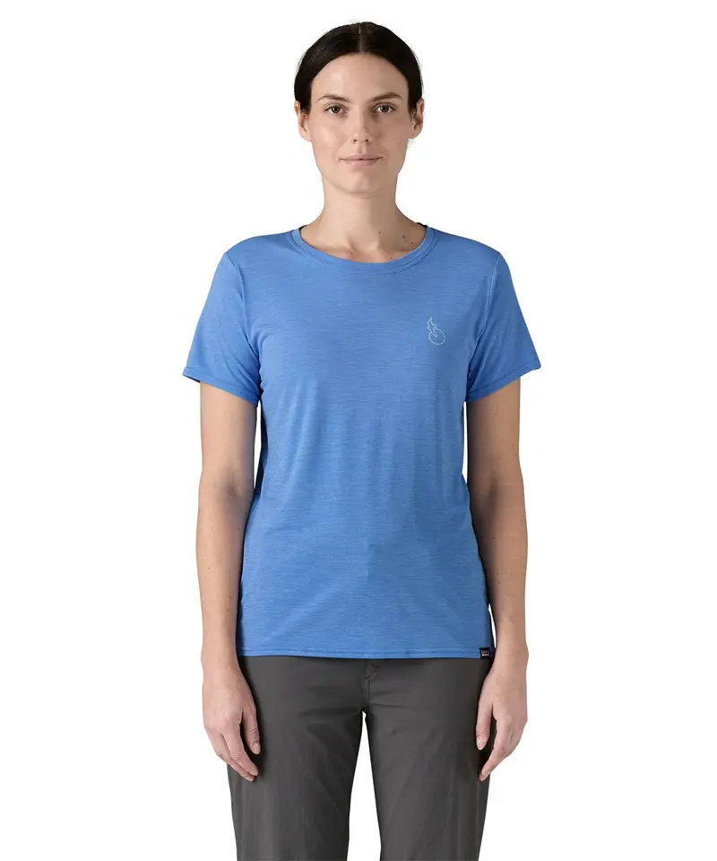 Patagonia Women's Capilene Cool Daily Graphic Shirt - Swelldrifter / Abundant Blue X-Dye 2