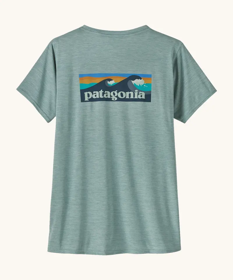Patagonia Women's Capilene Cool Daily Graphic Shirt - Waters / Thermal Blue 1