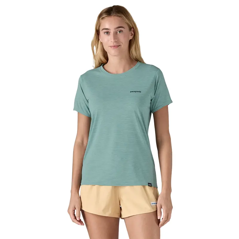Patagonia Women's Capilene Cool Daily Graphic Shirt - Waters / Thermal Blue 2