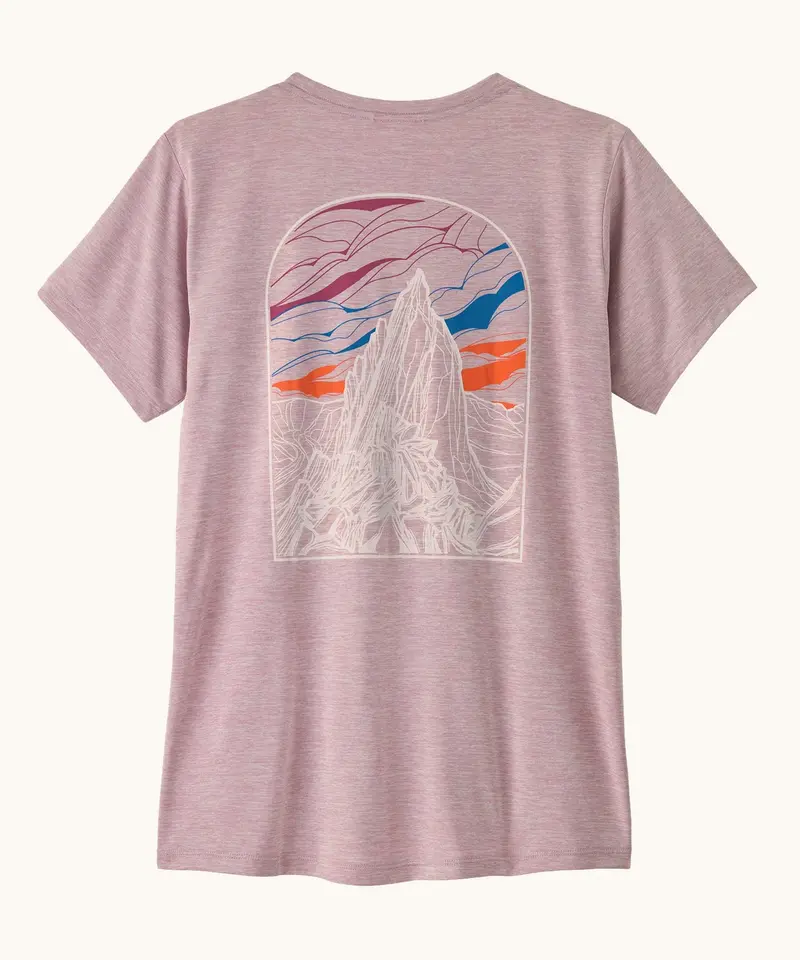 Patagonia Women's Capilene® Cool Daily Shirt - Cloud Crag / Quiet Violet 1