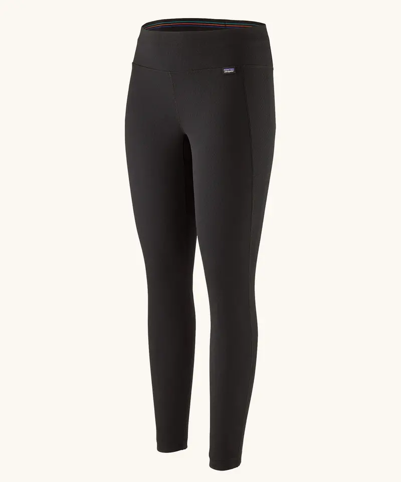 Patagonia Women's Capilene® Midweight Bottoms - Black 1