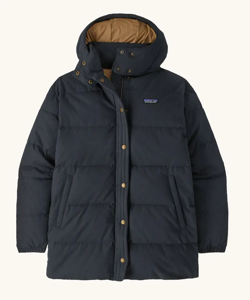 Patagonia Women's Cotton Down Parka - Pitch Blue 1