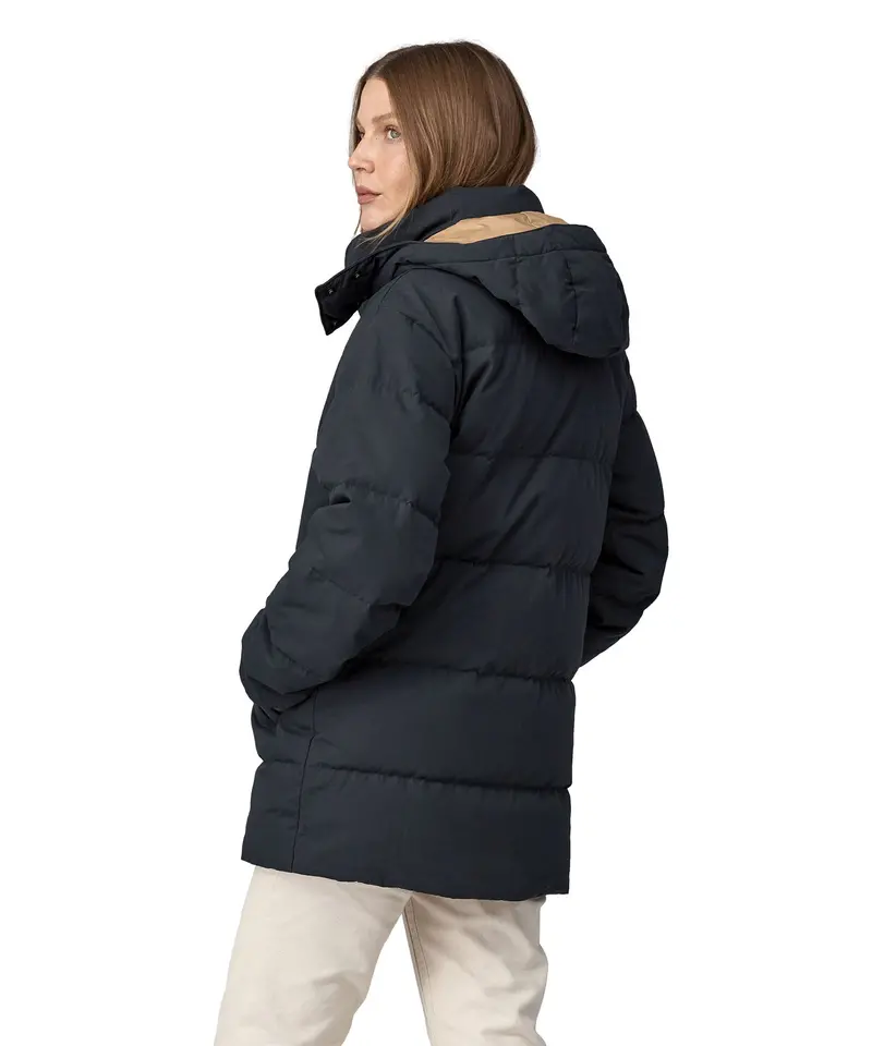 Patagonia Women's Cotton Down Parka - Pitch Blue 3