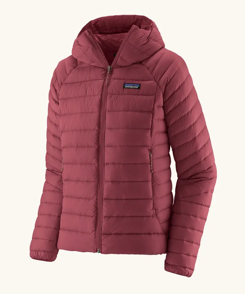 Patagonia Women's Down Sweater Hoody - Marion Red 1