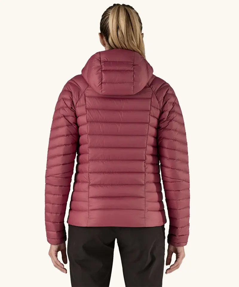 Patagonia Women's Down Sweater Hoody - Marion Red 3