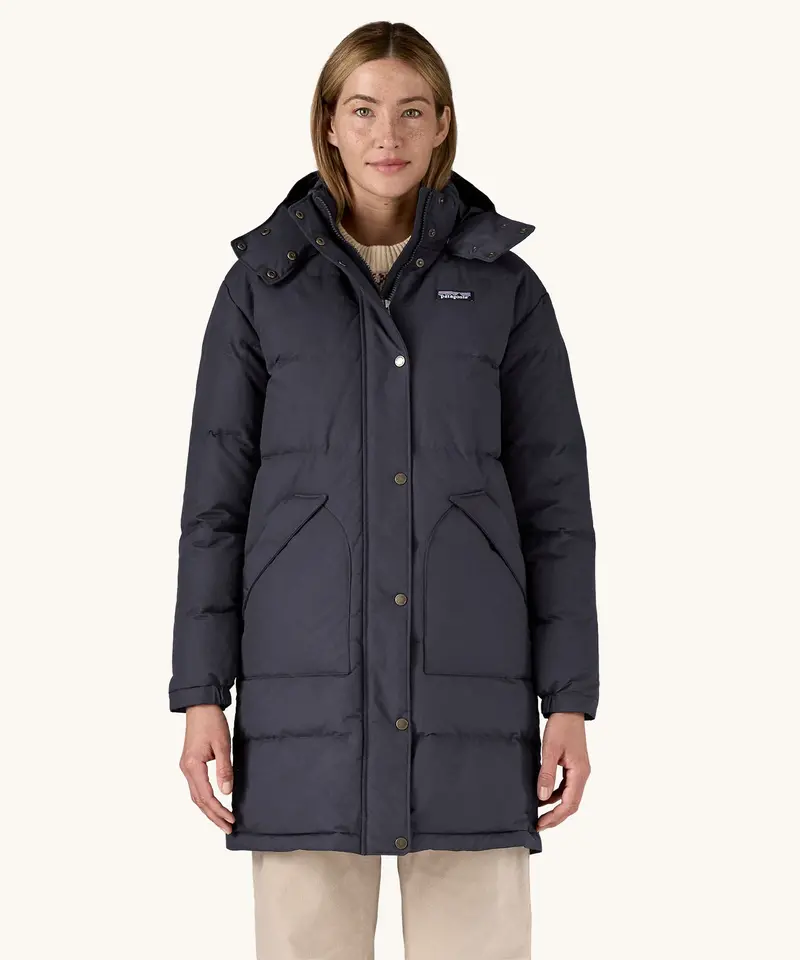 Patagonia Women's Downdrift Parka Jacket - Sunken Blue 2