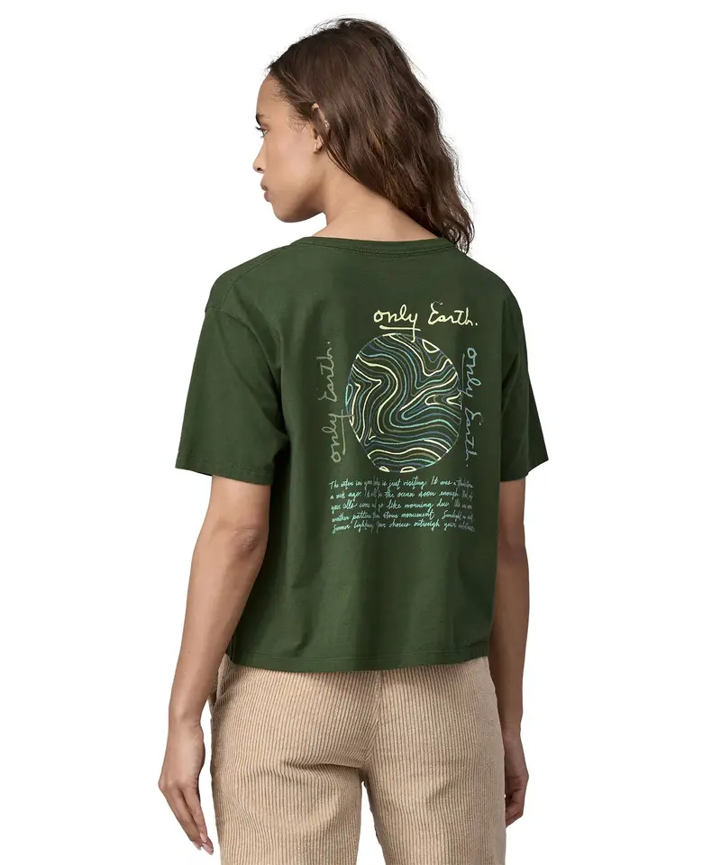 Patagonia Women's Easy Cut Organic T-Shirt - Pine Green 4
