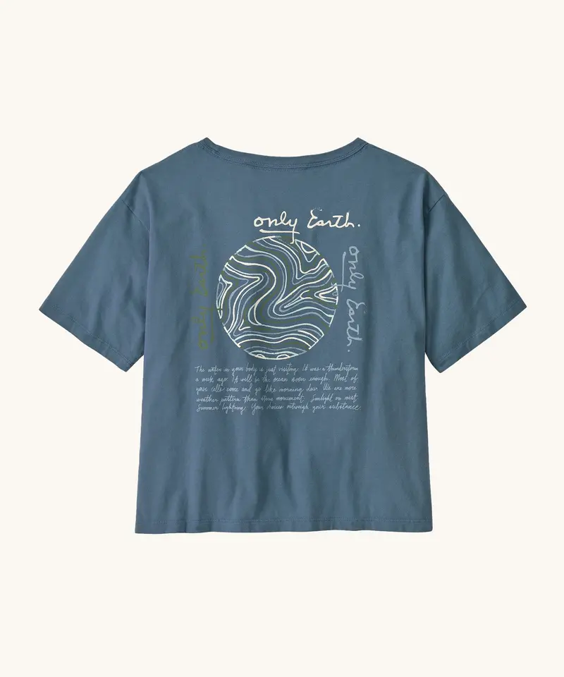 Patagonia Women's Easy Cut Organic T-Shirt - Utility Blue 1