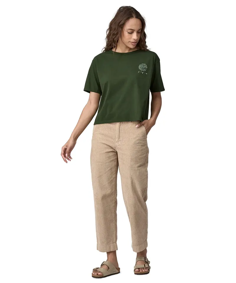Patagonia Women's Easy Cut Organic T-Shirt - Utility Blue 4