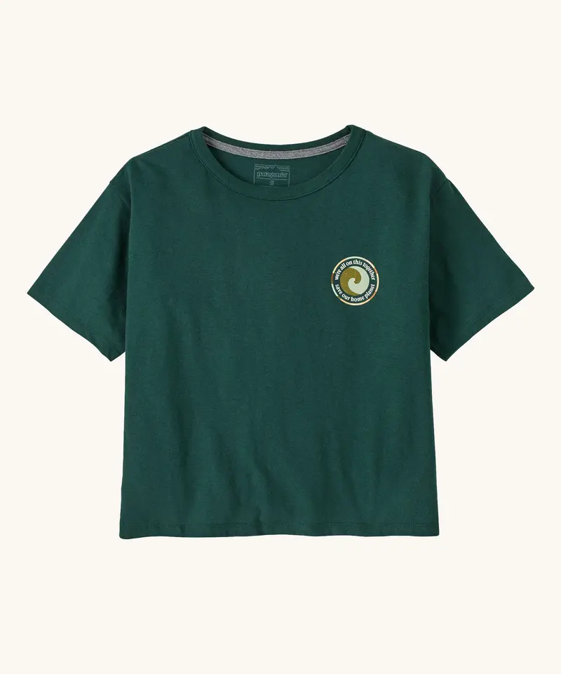 Patagonia Women's Easy Cut Responsibili-Tee - Unity Fitz / Cascade Green 2