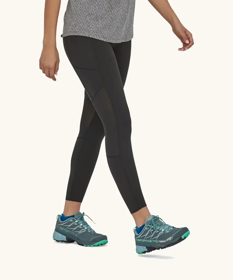 Patagonia Women's Endless Run 7/8 Tights - Smolder Blue 2
