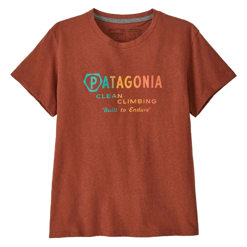 Patagonia Women's Endure Hex Responsibili-Tee - Quartz Coral 1