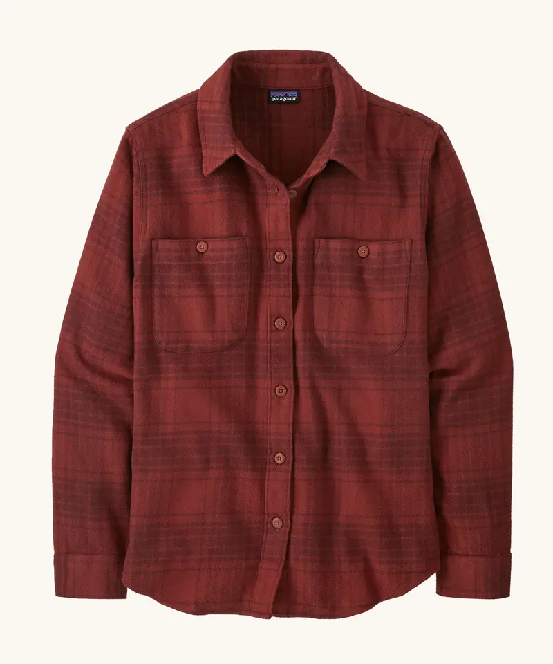 Patagonia Women's Fjord Flannel Shirt - Cascade: Oxide Red 1