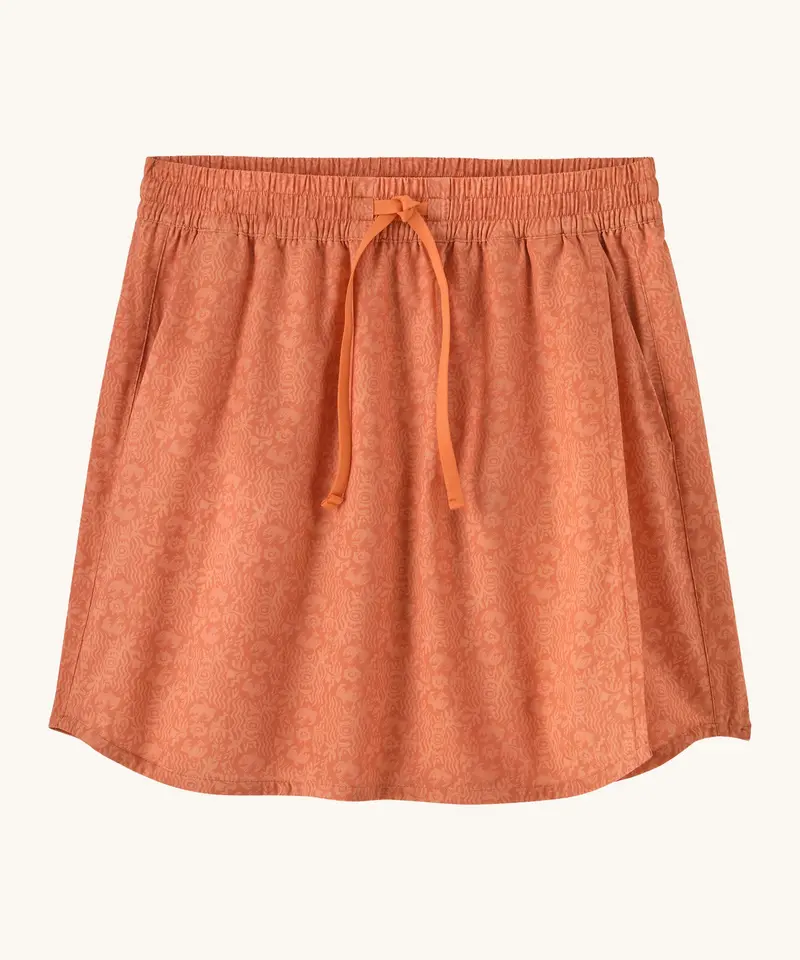 Patagonia Women's Fleetwith Skort - Mountain Breeze / Rock Melon 1