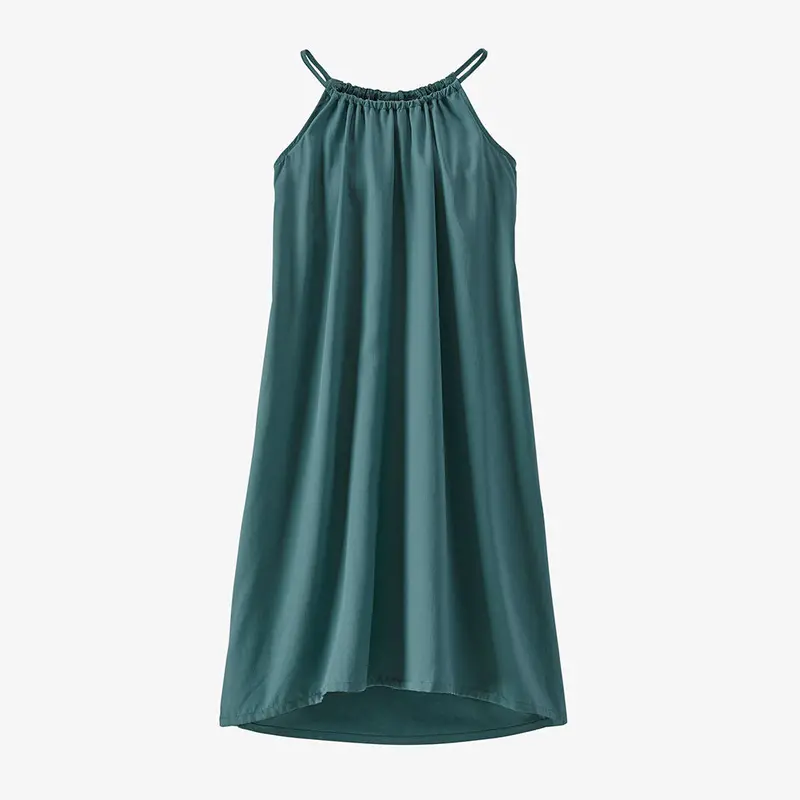 Patagonia Women's June Lake Swing Dress Abalone Blue 1