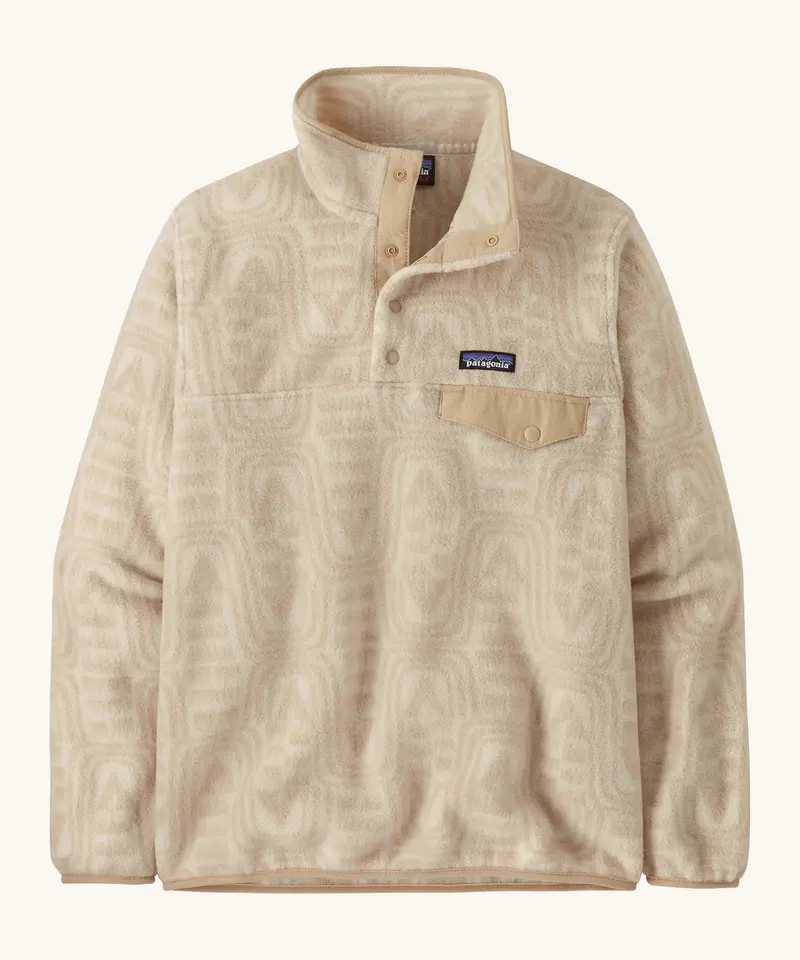 Patagonia Women's Lightweight Synchilla® Snap-T Fleece - Flow / Dyno White 1