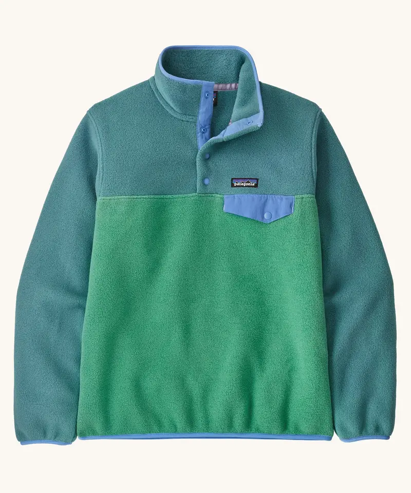 Patagonia Women's Lightweight Synchilla Snap-T Fleece - Heartleaf Green 1