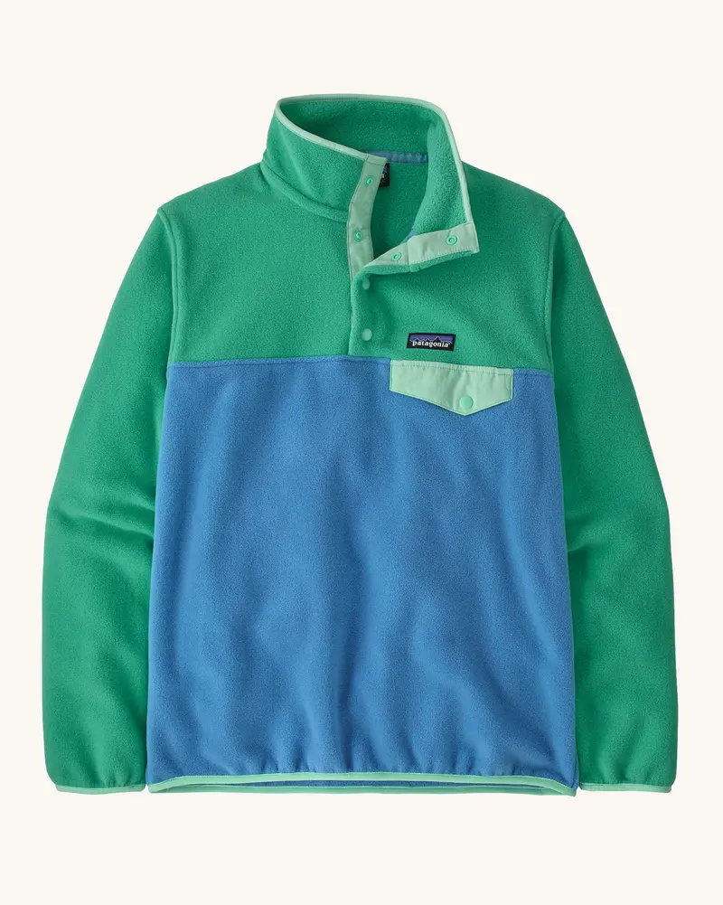 Patagonia Women's Lightweight  Synchilla® Snap-T Fleece - Shore Blue 1