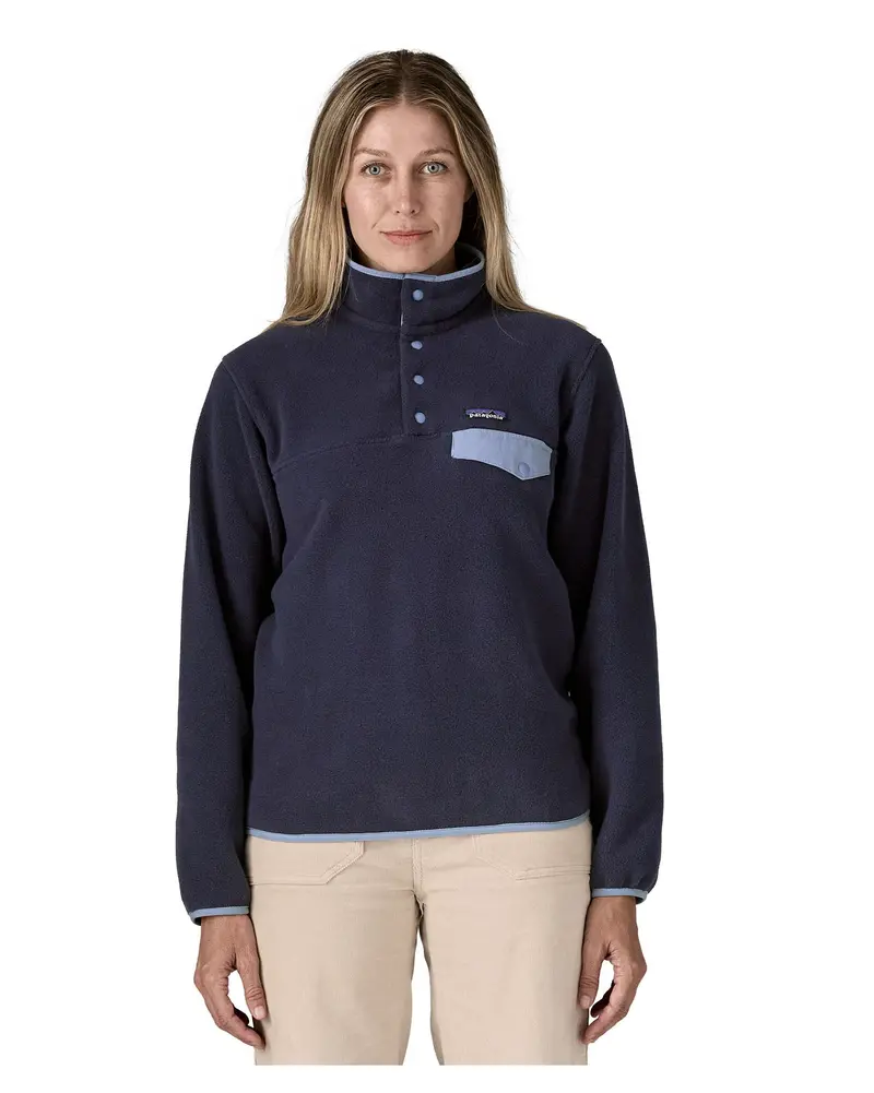 Patagonia Women's Lightweight Synchilla® Snap-T Fleece - Shore Blue 2