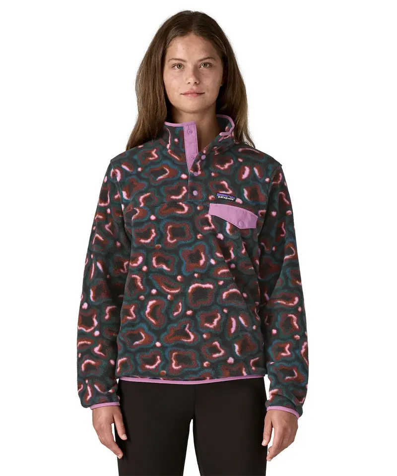 Patagonia Women's Lightweight Synchilla® Snap-T Fleece - Soft Spirea / Dried Vanilla 2