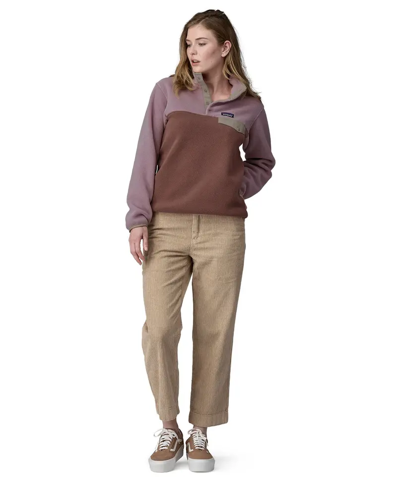 Patagonia Women's Lightweight Synchilla Snap-T Fleece - Wild Botanist / Tidal Teal 2