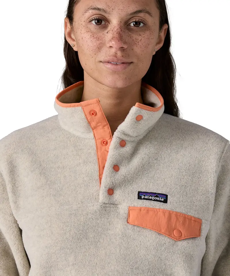 Patagonia Women's Lightweight Synchilla Snap-T Fleece - Wild Botanist / Tidal Teal 4