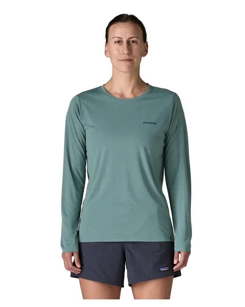 Patagonia Women's Long-Sleeved Capilene® Cool Daily Shirt - Boardshort Sage 2